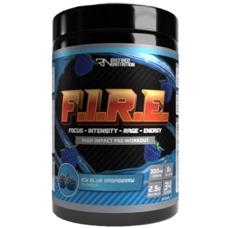 REFINED NUTRITION F.I.R.E 300g. Icy Blue Raspberry REFINED NUTRITION F.I.R.E 300g. Icy Blue Raspberry